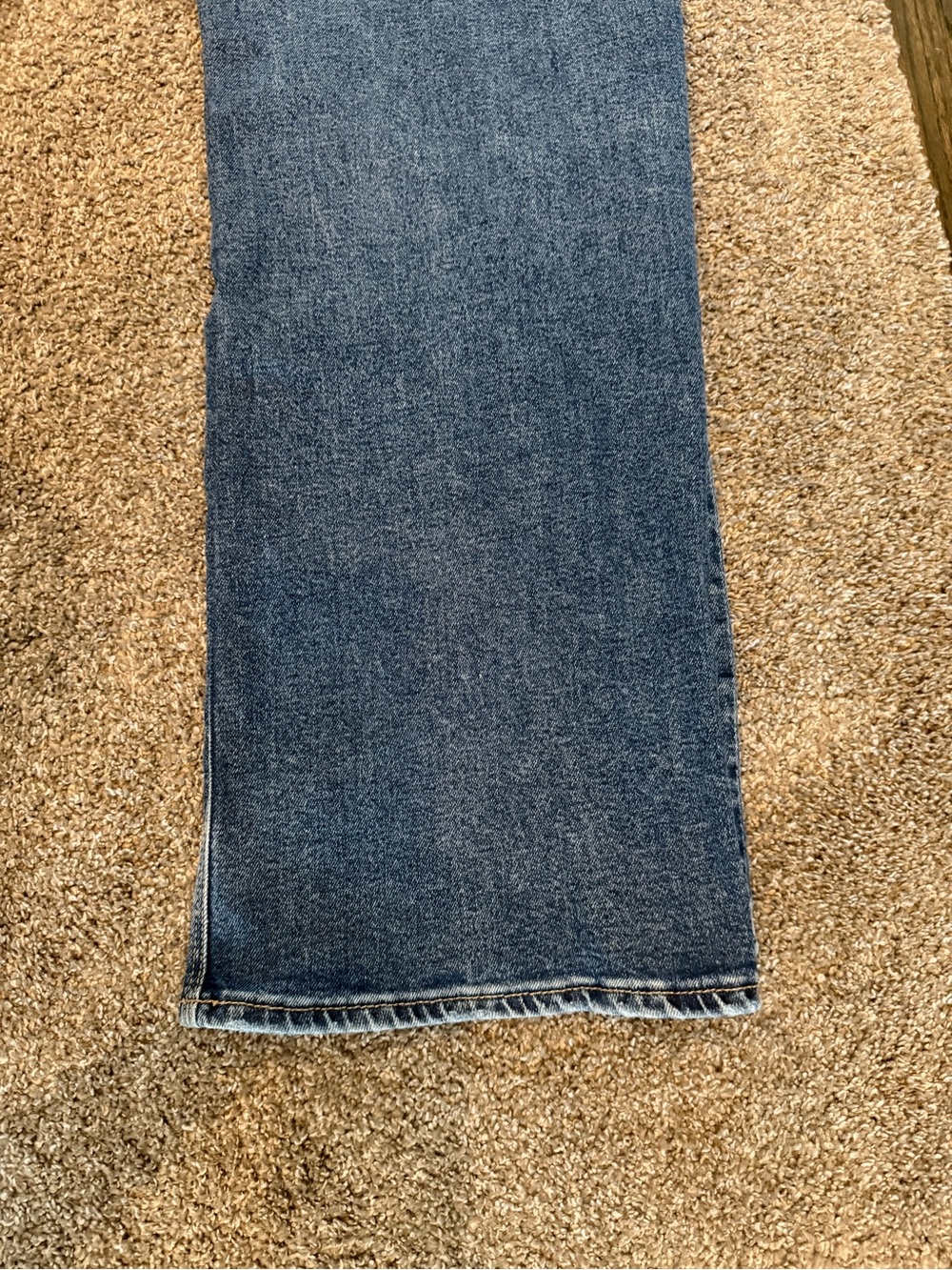 American Eagle Outfitters High-Rise Wide-Leg Jeans in Medium Blue size 4 stretch - Picture 7 of 16